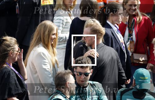 Zandvoort 27 augustus 2023
Grandprix F1 van Zandvoort gewonnen door Max Verstappen.
Koning Willem Alexander Koningin Maxima  en Prins Bernhard Jr. bij F1 Zandvoort