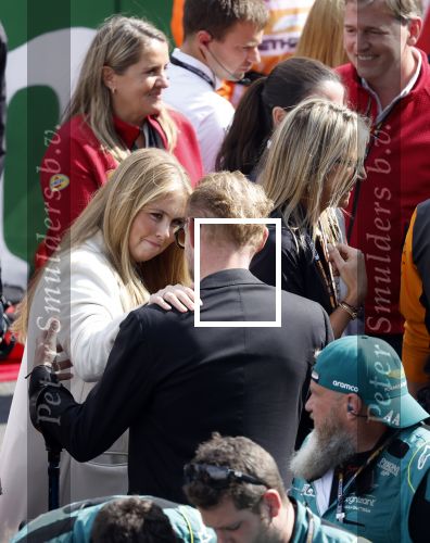 Zandvoort 27 augustus 2023
Grandprix F1 van Zandvoort gewonnen door Max Verstappen.
Koning Willem Alexander Koningin Maxima  en Prins Bernhard Jr. bij F1 Zandvoort