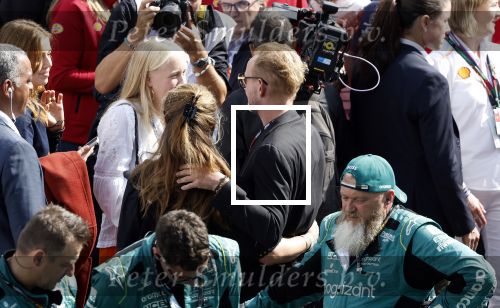 Zandvoort 27 augustus 2023
Grandprix F1 van Zandvoort gewonnen door Max Verstappen.
Koning Willem Alexander Koningin Maxima  en Prins Bernhard Jr. bij F1 Zandvoort