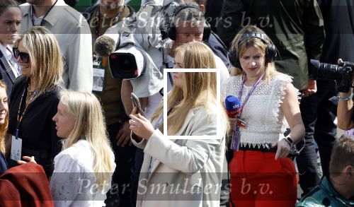 Zandvoort 27 augustus 2023
Grandprix F1 van Zandvoort Koning Willem Alexander Koningin Maxima Prinses Amalia en Prinses Alexia bij F1 Zandvoort