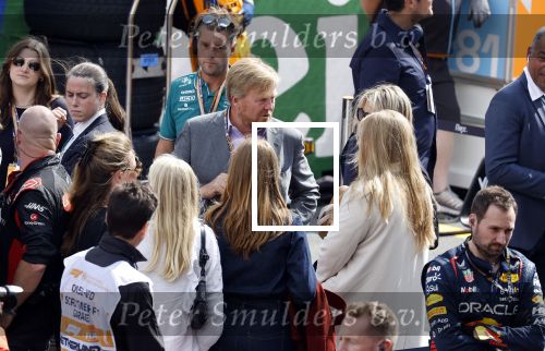 Zandvoort 27 augustus 2023
Grandprix F1 van Zandvoort gewonnen door Max Verstappen.
Koning Willem Alexander Koningin Maxima Prinses Amalia en Prinses Alexia bij F1 Zandvoort