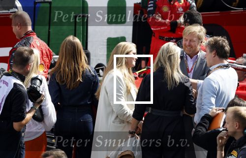 Zandvoort 27 augustus 2023
Grandprix F1 van Zandvoort gewonnen door Max Verstappen.
Koning Willem Alexander Koningin Maxima Prinses Amalia en Prinses Alexia bij F1 Zandvoort