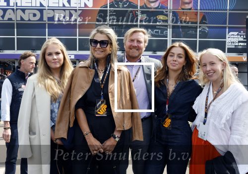 Zandvoort 27 augustus 2023
Grandprix F1 van Zandvoort gewonnen door Max Verstappen.
Koning Willem Alexander Koningin Maxima Prinses Amalia en Prinses Alexia bij F1 Zandvoort