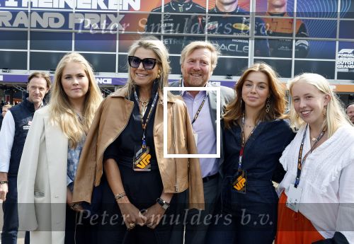 Zandvoort 27 augustus 2023
Grandprix F1 van Zandvoort gewonnen door Max Verstappen.
Koning Willem Alexander Koningin Maxima Prinses Amalia en Prinses Alexia bij F1 Zandvoort
