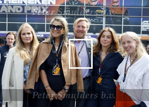 Zandvoort 27 augustus 2023
Grandprix F1 van Zandvoort gewonnen door Max Verstappen.
Koning Willem Alexander Koningin Maxima Prinses Amalia en Prinses Alexia bij F1 Zandvoort