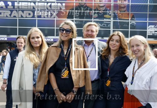 Zandvoort 27 augustus 2023
Grandprix F1 van Zandvoort gewonnen door Max Verstappen.
Koning Willem Alexander Koningin Maxima Prinses Amalia en Prinses Alexia bij F1 Zandvoort