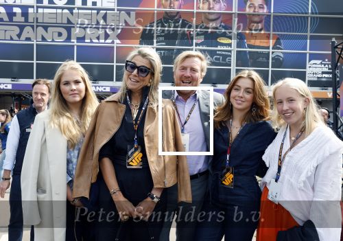Zandvoort 27 augustus 2023
Grandprix F1 van Zandvoort gewonnen door Max Verstappen.
Koning Willem Alexander Koningin Maxima Prinses Amalia en Prinses Alexia bij F1 Zandvoort