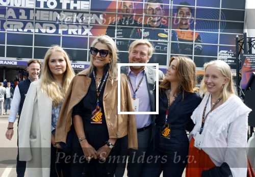 Zandvoort 27 augustus 2023
Grandprix F1 van Zandvoort gewonnen door Max Verstappen.
Koning Willem Alexander Koningin Maxima Prinses Amalia en Prinses Alexia bij F1 Zandvoort