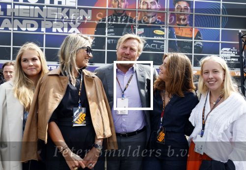 Zandvoort 27 augustus 2023
Grandprix F1 van Zandvoort gewonnen door Max Verstappen.
Koning Willem Alexander Koningin Maxima Prinses Amalia en Prinses Alexia bij F1 Zandvoort