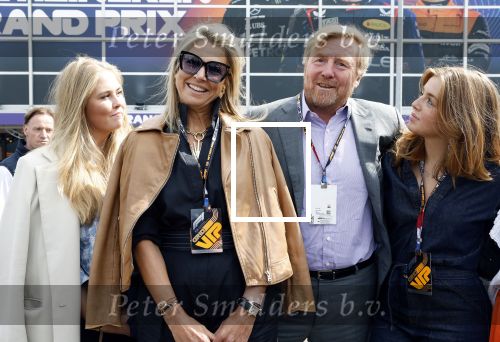 Zandvoort 27 augustus 2023
Grandprix F1 van Zandvoort gewonnen door Max Verstappen.
Koning Willem Alexander Koningin Maxima Prinses Amalia en Prinses Alexia bij F1 Zandvoort
