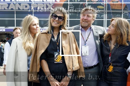 Zandvoort 27 augustus 2023
Grandprix F1 van Zandvoort gewonnen door Max Verstappen.
Koning Willem Alexander Koningin Maxima Prinses Amalia en Prinses Alexia bij F1 Zandvoort