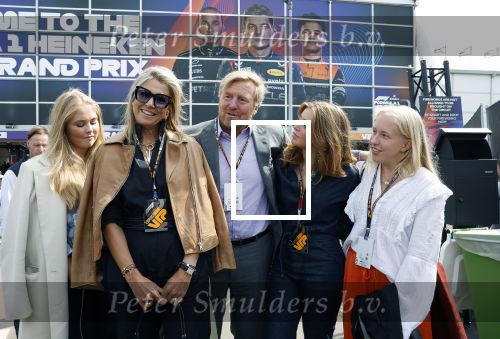 Zandvoort 27 augustus 2023
Grandprix F1 van Zandvoort gewonnen door Max Verstappen.
Koning Willem Alexander Koningin Maxima Prinses Amalia en Prinses Alexia bij F1 Zandvoort