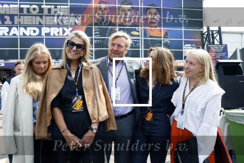 Zandvoort 27 augustus 2023
Grandprix F1 van Zandvoort gewonnen door Max Verstappen.
Koning Willem Alexander Koningin Maxima Prinses Amalia en Prinses Alexia bij F1 Zandvoort