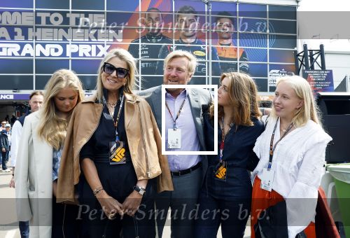 Zandvoort 27 augustus 2023
Grandprix F1 van Zandvoort gewonnen door Max Verstappen.
Koning Willem Alexander Koningin Maxima Prinses Amalia en Prinses Alexia bij F1 Zandvoort