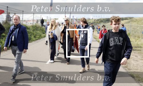Zandvoort 27 augustus 2023
Grandprix F1 van Zandvoort 
Koning Willem Alexander Koningin Maxima Prinses Amalia en Prinses Alexia bij F1 Zandvoort