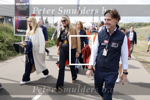 Zandvoort 27 augustus 2023
Grandprix F1 van Zandvoort 
Koning Willem Alexander Koningin Maxima Prinses Amalia en Prinses Alexia bij F1 Zandvoort