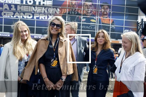 Zandvoort 27 augustus 2023
Grandprix F1 van Zandvoort 
Koning Willem Alexander Koningin Maxima Prinses Amalia en Prinses Alexia bij F1 Zandvoort
