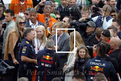 Zandvoort 27 augustus 2023
Grandprix F1 van Zandvoort Koning Willem Alexander Koningin Maxima Prinses Amalia en Prinses Alexia bij F1 Zandvoort