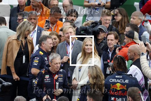 Zandvoort 27 augustus 2023
Grandprix F1 van Zandvoort Koning Willem Alexander Koningin Maxima Prinses Amalia en Prinses Alexia bij F1 Zandvoort