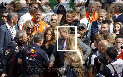 Zandvoort 27 augustus 2023
Grandprix F1 van Zandvoort Koning Willem Alexander Koningin Maxima Prinses Amalia en Prinses Alexia bij F1 Zandvoort