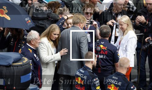 Zandvoort 27 augustus 2023
Grandprix F1 van Zandvoort Koning Willem Alexander Koningin Maxima Prinses Amalia en Prinses Alexia bij F1 Zandvoort