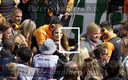 Zandvoort 27 augustus 2023
Grandprix F1 van Zandvoort Koning Willem Alexander Koningin Maxima Prinses Amalia en Prinses Alexia bij F1 Zandvoort