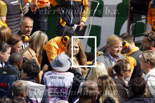 Zandvoort 27 augustus 2023
Grandprix F1 van Zandvoort Koning Willem Alexander Koningin Maxima Prinses Amalia en Prinses Alexia bij F1 Zandvoort