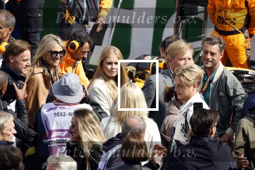 Zandvoort 27 augustus 2023
Grandprix F1 van Zandvoort Koning Willem Alexander Koningin Maxima Prinses Amalia en Prinses Alexia bij F1 Zandvoort