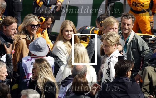 Zandvoort 27 augustus 2023
Grandprix F1 van Zandvoort Koning Willem Alexander Koningin Maxima Prinses Amalia en Prinses Alexia bij F1 Zandvoort