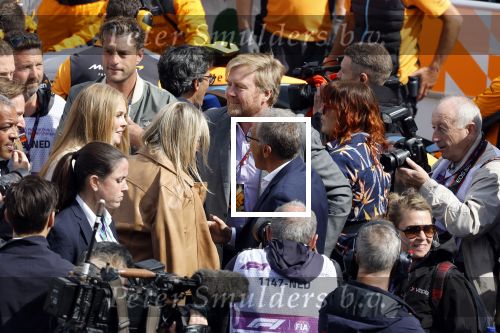 Zandvoort 27 augustus 2023
Grandprix F1 van Zandvoort Koning Willem Alexander Koningin Maxima Prinses Amalia en Prinses Alexia bij F1 Zandvoort