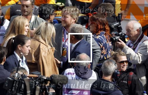 Zandvoort 27 augustus 2023
Grandprix F1 van Zandvoort Koning Willem Alexander Koningin Maxima Prinses Amalia en Prinses Alexia bij F1 Zandvoort