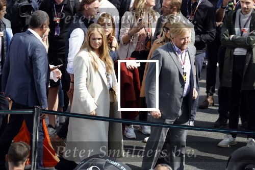 Zandvoort 27 augustus 2023
Grandprix F1 van Zandvoort Koning Willem Alexander Koningin Maxima Prinses Amalia en Prinses Alexia bij F1 Zandvoort