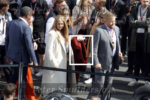 Zandvoort 27 augustus 2023
Grandprix F1 van Zandvoort Koning Willem Alexander Koningin Maxima Prinses Amalia en Prinses Alexia bij F1 Zandvoort