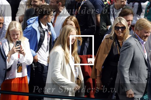Zandvoort 27 augustus 2023
Grandprix F1 van Zandvoort Koning Willem Alexander Koningin Maxima Prinses Amalia en Prinses Alexia bij F1 Zandvoort