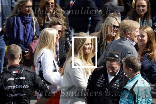 Zandvoort 27 augustus 2023
Grandprix F1 van Zandvoort Koning Willem Alexander Koningin Maxima Prinses Amalia en Prinses Alexia bij F1 Zandvoort