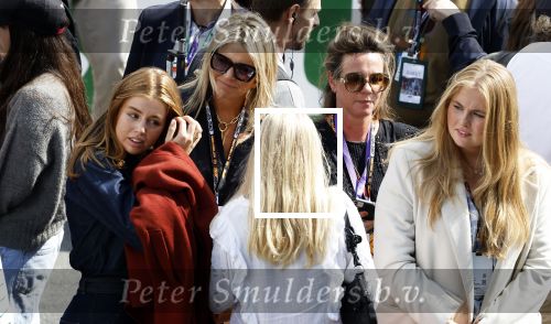 Zandvoort 27 augustus 2023
Grandprix F1 van Zandvoort Koning Willem Alexander Koningin Maxima Prinses Amalia en Prinses Alexia bij F1 Zandvoort