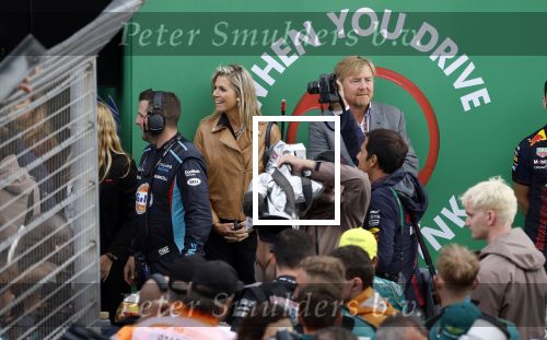 Zandvoort 27 augustus 2023
Grandprix F1 van Zandvoort gewonnen door Max Verstappen.
Koning Willem Alexander Koningin Maxima met Max Verstappen bij F1