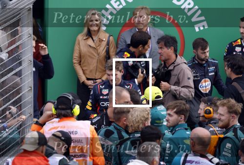Zandvoort 27 augustus 2023
Grandprix F1 van Zandvoort gewonnen door Max Verstappen.
Koning Willem Alexander Koningin Maxima met Max Verstappen bij F1