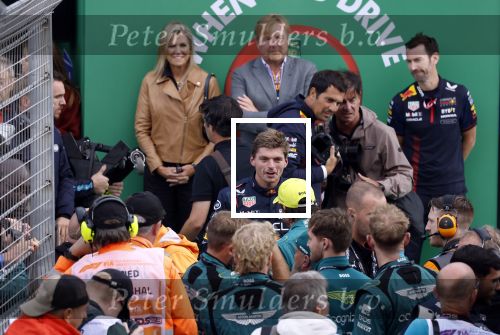 Zandvoort 27 augustus 2023
Grandprix F1 van Zandvoort gewonnen door Max Verstappen.
Koning Willem Alexander Koningin Maxima met Max Verstappen bij F1