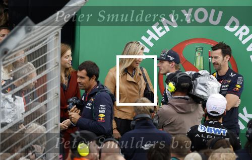 Zandvoort 27 augustus 2023
Grandprix F1 van Zandvoort gewonnen door Max Verstappen.
Koning Willem Alexander Koningin Maxima met Max Verstappen bij F1