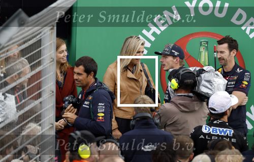 Zandvoort 27 augustus 2023
Grandprix F1 van Zandvoort gewonnen door Max Verstappen.
Koning Willem Alexander Koningin Maxima met Max Verstappen bij F1