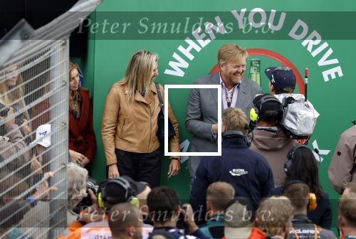 Zandvoort 27 augustus 2023
Grandprix F1 van Zandvoort gewonnen door Max Verstappen.
Koning Willem Alexander Koningin Maxima met Max Verstappen bij F1