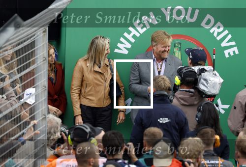 Zandvoort 27 augustus 2023
Grandprix F1 van Zandvoort gewonnen door Max Verstappen.
Koning Willem Alexander Koningin Maxima met Max Verstappen bij F1