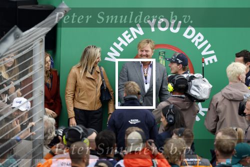 Zandvoort 27 augustus 2023
Grandprix F1 van Zandvoort gewonnen door Max Verstappen.
Koning Willem Alexander Koningin Maxima met Max Verstappen bij F1