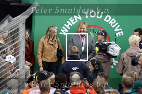 Zandvoort 27 augustus 2023
Grandprix F1 van Zandvoort gewonnen door Max Verstappen.
Koning Willem Alexander Koningin Maxima met Max Verstappen bij F1