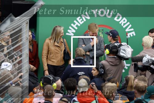 Zandvoort 27 augustus 2023
Grandprix F1 van Zandvoort gewonnen door Max Verstappen.
Koning Willem Alexander Koningin Maxima met Max Verstappen bij F1