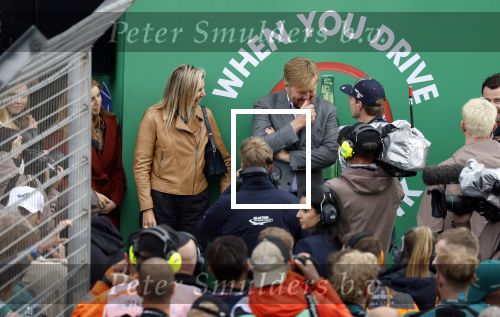 Zandvoort 27 augustus 2023
Grandprix F1 van Zandvoort gewonnen door Max Verstappen.
Koning Willem Alexander Koningin Maxima met Max Verstappen bij F1