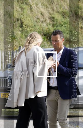 Zandvoort 26 augustus 2023
Koning Willem Alexander en prinses Amalia bij de training van de GP F1 op Zandvoort.