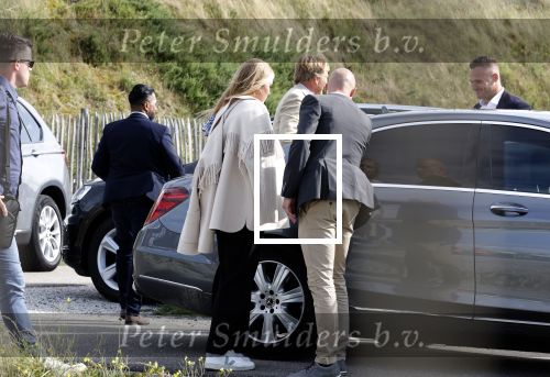 Zandvoort 26 augustus 2023
Koning Willem Alexander en prinses Amalia bij de training van de GP F1 op Zandvoort.