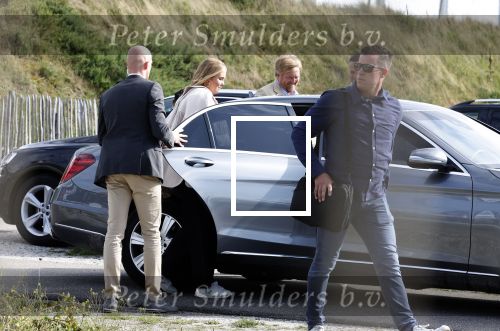 Zandvoort 26 augustus 2023
Koning Willem Alexander en prinses Amalia bij de training van de GP F1 op Zandvoort.